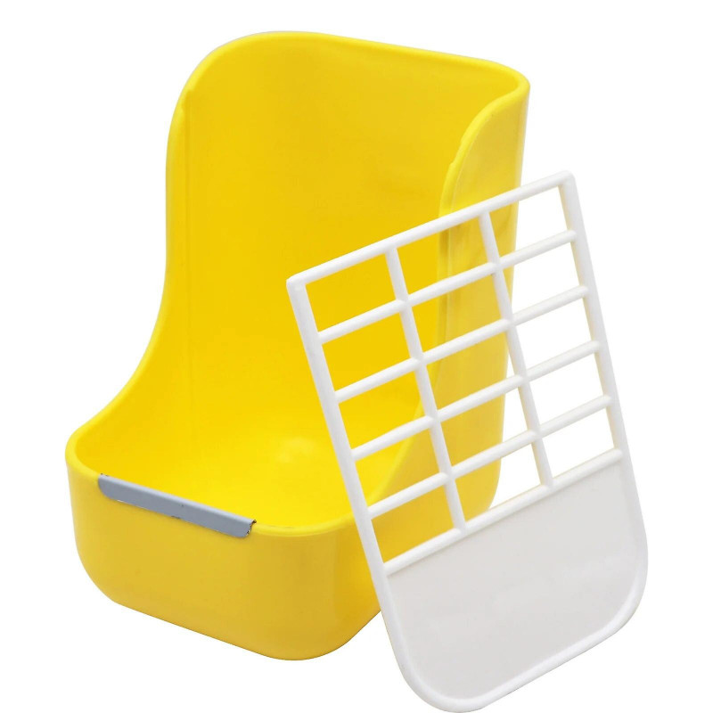 Pet Feeding Grass Frame Rabbit Feeder Small Pet Guinea Pig Chinchilla Cage Accessories Fixed Food Container Bowl [...]