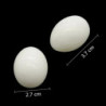 6Pcs Plastic Poultry Feeding Supplies Solid Pigeon Simulation Fake Eggs