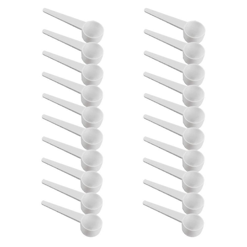 Nouvelle cuillère à manche long cuillère à café cuillère à soupe en plastique cuillère à mesurer cuillère à poudre [...]