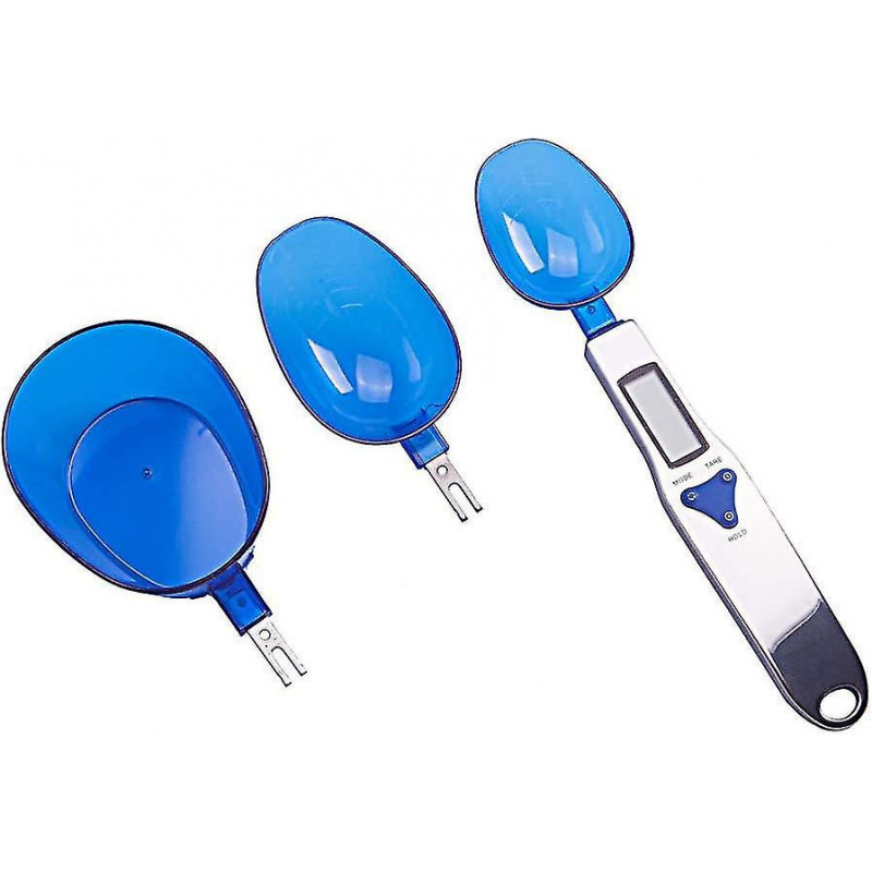 Digital Scoop Scale 500g/0.1g - Stainless Steel Food Measuring Scale, Small Baking Scale With Lcd Display