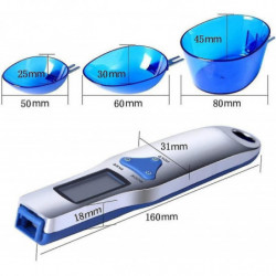 Digital Scoop Scale 500g/0.1g - Stainless Steel Food Measuring Scale, Small Baking Scale With Lcd Display Digital Scoop Scale 500g/0.1g - Stainless Steel Food Measuring Scale, Small Baking Scale With Lcd Display