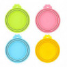 New Food Can Lids, Silicone Can Lids Covers For Dog And Cat Food, One Can Cap Fit Most Standard Size Canned Dog Cat Food