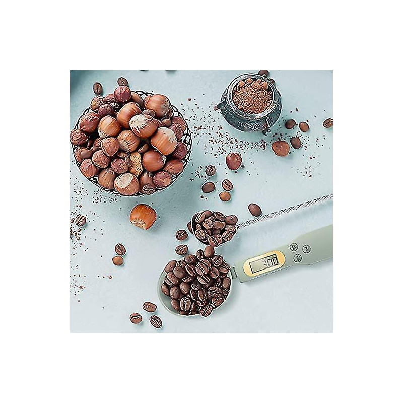 Digital Food Spoon Scale - LEXIVIA - 500g/0.1g Electronic Kitchen Measuring Spoon Scale, Hi-Def LCD Semen Display, [...]