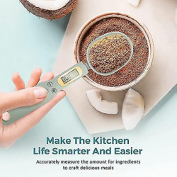 Digital Food Spoon Scale - LEXIVIA - 500g/0.1g Electronic Kitchen Measuring Spoon Scale, Hi-Def LCD Semen Display, [...]