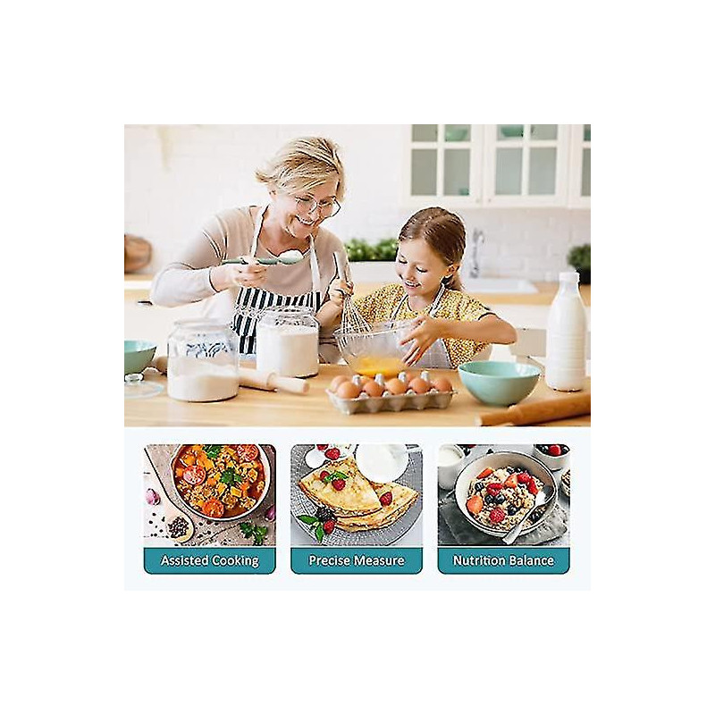 Digital Food Spoon Scale - LEXIVIA - 500g/0.1g Electronic Kitchen Measuring Spoon Scale, Hi-Def LCD Semen Display, [...]