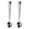 Stainless Steel Coffee Spoon Measuring Spoon With Clip Multifunctional Food Sealing Clip Milk Powder Spoon Food [...]