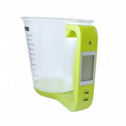 Pichet en verre Lcd Affichage Échelle de cuisson 1000g / 1g Tasse à mesurer Balance alimentaire de cuisine numérique Pichet en verre Lcd Affichage Échelle de cuisson 1000g / 1g Tasse à mesurer Balance alimentaire de cuisine numérique