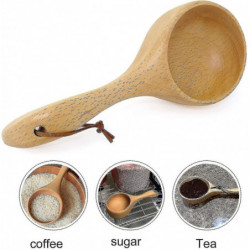 Large Capacity Wooden Ladle Sauna Water Scoop Spa Spoon Bath Salts Spoon Coffee Scoop NIUNIU Large Capacity Wooden Ladle Sauna Water Scoop Spa Spoon Bath Salts Spoon Coffee Scoop NIUNIU