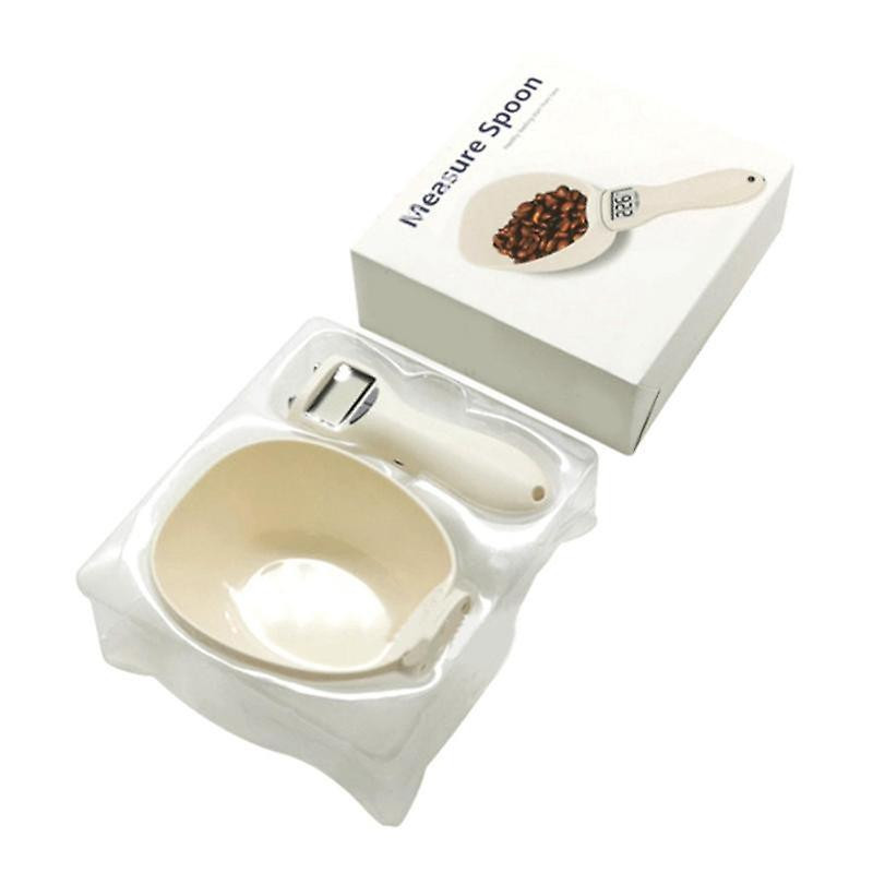 Pet Electronic Measuring Tool Dog Feeding Bowl Measuring Spoon Kitchen Scale Digital Display Weighing Spoon