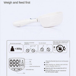 Pet Electronic Measuring Tool Dog Feeding Bowl Measuring Spoon Kitchen Scale Digital Display Weighing Spoon Pet Electronic Measuring Tool Dog Feeding Bowl Measuring Spoon Kitchen Scale Digital Display Weighing Spoon