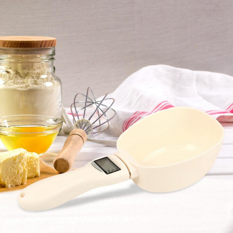 1 Pcs Pet Food Measuring Scoop Dog Food Measuring Cup & 6 Pcs Stainless Steel Heart Shape Coffee Sp