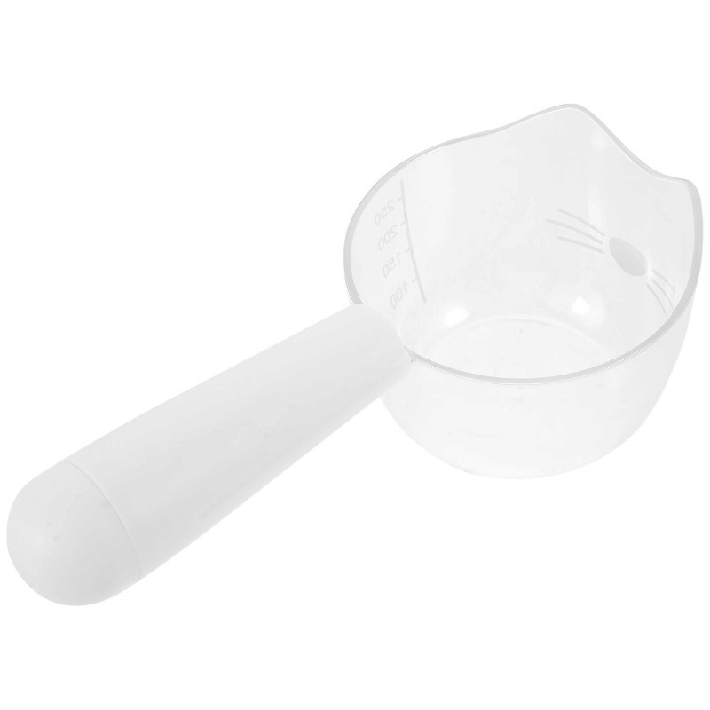 Scale Design Plastic Pet Food Spoon Handheld Nonslip Dog Food Scoop Dogs Cats Food Clip