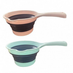2Pcs Kitchen Folding Water Ladle Multipurpose Water Scoop Plastic Water Holder 2Pcs Kitchen Folding Water Ladle Multipurpose Water Scoop Plastic Water Holder