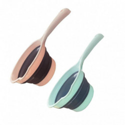 2Pcs Kitchen Folding Water Ladle Multipurpose Water Scoop Plastic Water Holder 2Pcs Kitchen Folding Water Ladle Multipurpose Water Scoop Plastic Water Holder