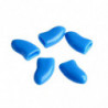 20 Pcs Lovely Pet Cat Paw Claw Control Nail Caps Covers Protector Size M (blue)