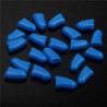 20 Pcs Lovely Pet Cat Paw Claw Control Nail Caps Covers Protector Size M (blue)
