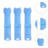 3Pcs Cat Strip Squeeze Spoon Holder Pet Supplies Cute for Puree Snack Blue