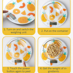 Cute Digital Food Scale Precise Kitchen Scale Sensitive Electric Food Cute Digital Food Scale Precise Kitchen Scale Sensitive Electric Food
