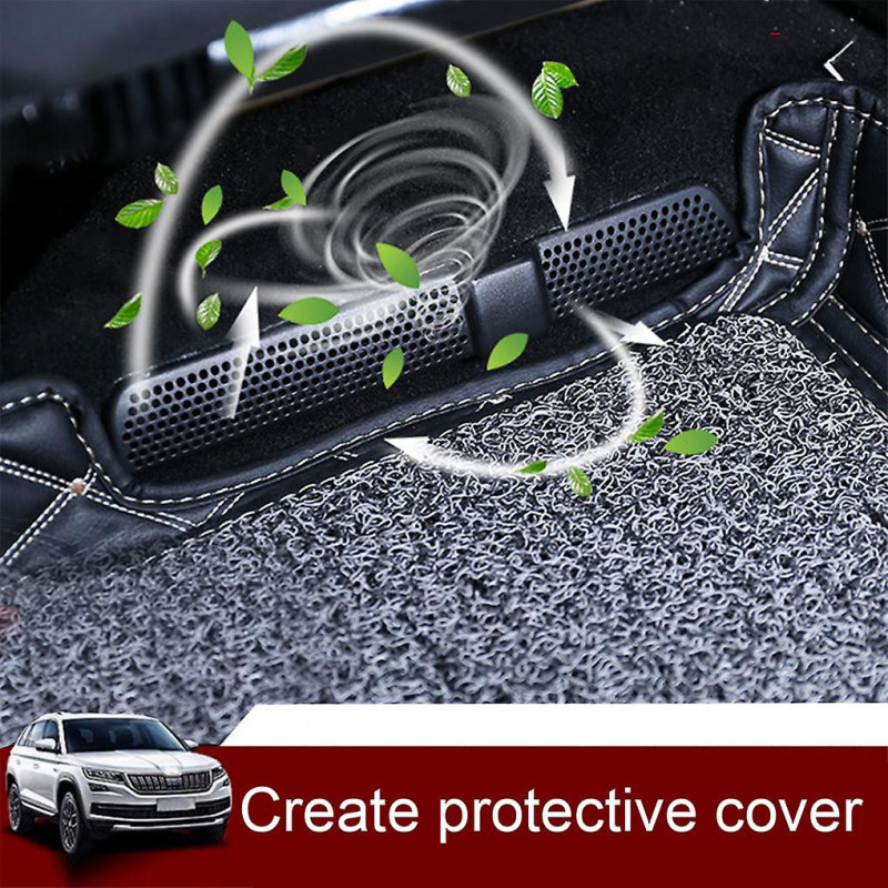 2x Black Eco-friendly And Durable Plastic For Easy Installation No