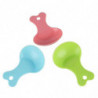 2Pcs Plastic Pet Food Spoon Dog Cat Food Shovel Feeder Pet Feeding Supplies Pink Green Blue Optional