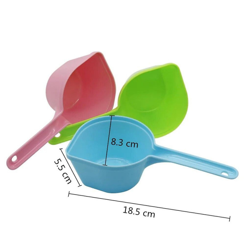 1PC High Quality Plastic Pet Feeding Scoop Dog Cat Food Supplies Feeding Scoop