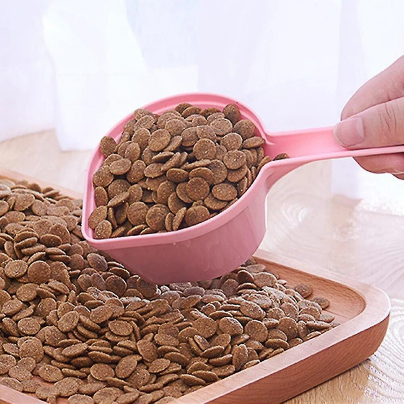 1PC High Quality Plastic Pet Feeding Scoop Dog Cat Food Supplies Feeding Scoop