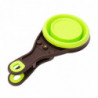 Collapsible Pet Scoop Silicone Measuring Cup Sealing Clip for Food & Water