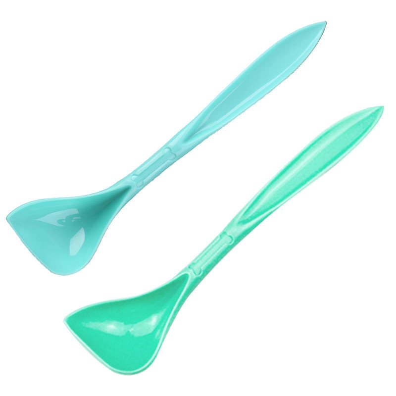 Plastic Dog for Cat Canned Food Feeding Scoop Durable Reusable Pet Long Handle S