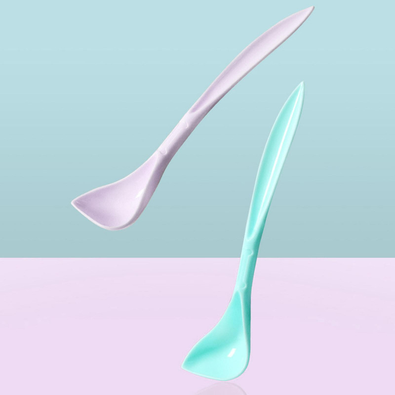 Plastic Dog for Cat Canned Food Feeding Scoop Durable Reusable Pet Long Handle S