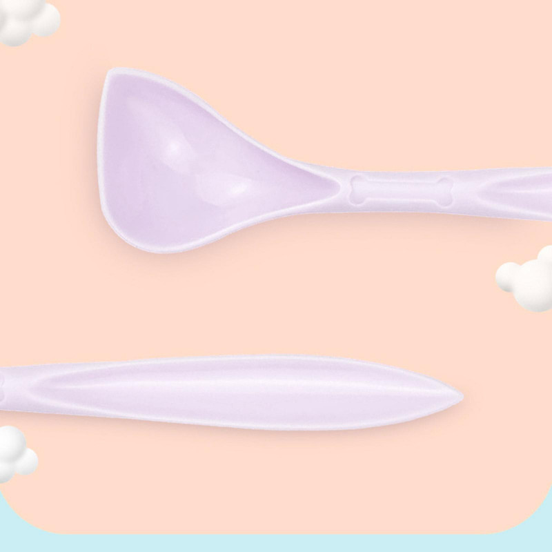 Plastic Dog for Cat Canned Food Feeding Scoop Durable Reusable Pet Long Handle S