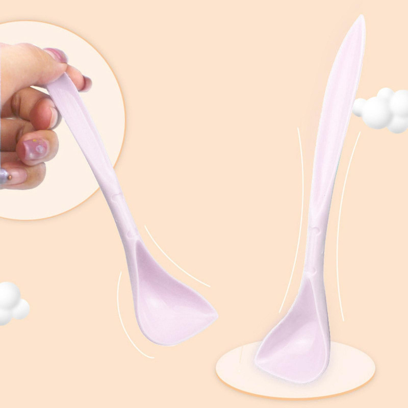 Plastic Dog for Cat Canned Food Feeding Scoop Durable Reusable Pet Long Handle S