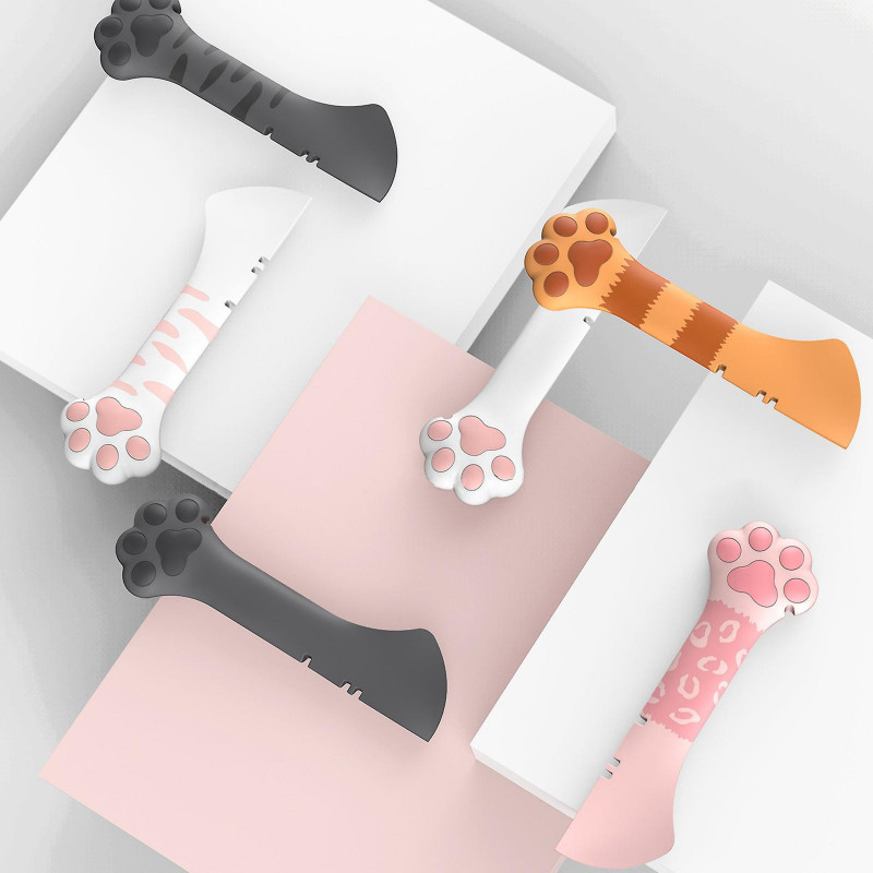 Cute Can Spoon Pet Food Can Scoop Can Opener for Cat Dog Wet Food Cans