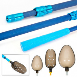 Pelle de lancer d’appât en plastique robuste pour nourrir les particules Bouillettes Pêche à la carpe Pelle de lancer d’appât en plastique robuste pour nourrir les particules Bouillettes Pêche à la carpe