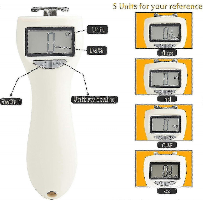Digital Kitchen Scale Spoon with LCD Display - 800g Capacity_Sep