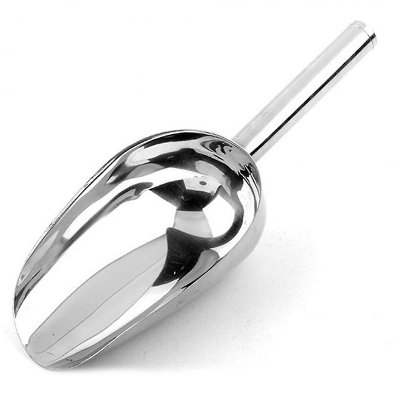 Pet Feeding Spade Food Scoop Large Capacity Thickening Food Scoop Spoon Stainless Steel Spade Pet Fe