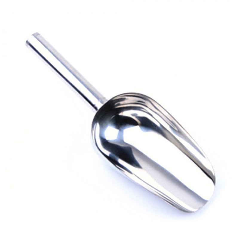 Pet Feeding Spade Food Scoop Large Capacity Thickening Food Scoop Spoon Stainless Steel Spade Pet Fe