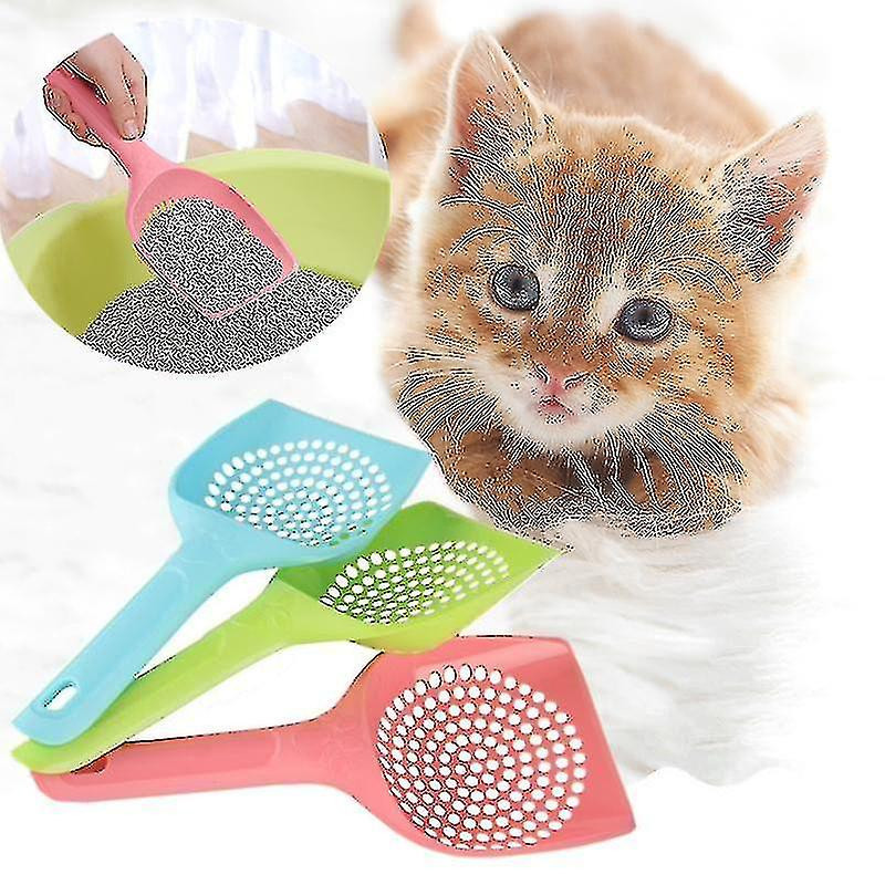 Cat Litter Scoop Pet Care Sand Waste Scooper Pelle Outil de nettoyage creux Style Creux Léger Durable Facile à nettoyer