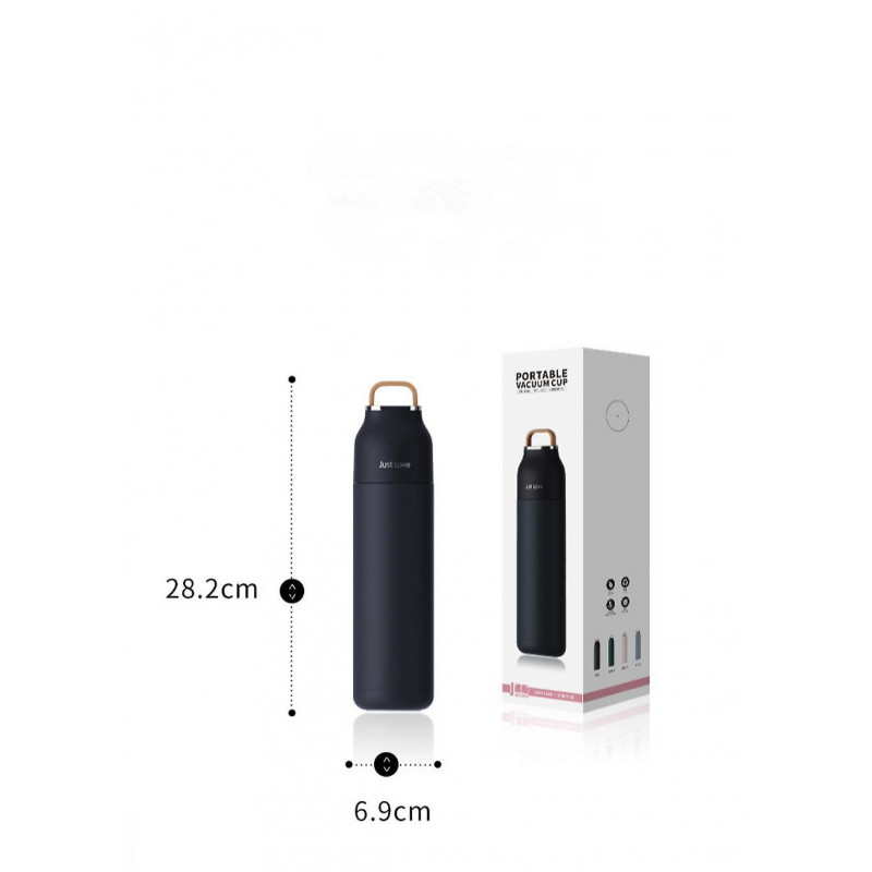 Gobelet isolant version coréenne en acier inoxydable gobelet à eau portable étudiant garçons et filles grande [...]