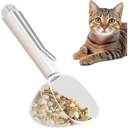 Cat Food Measuring Cup, Spoon for Dog Food - Dog Food Scoop with Measuring Lines - Pet Food Measuring Cup and Spoon Cat Food Measuring Cup, Spoon for Dog Food - Dog Food Scoop with Measuring Lines - Pet Food Measuring Cup and Spoon