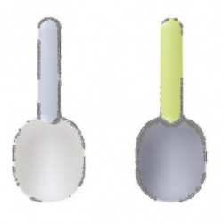 2pcs Pet Food Scoop avec poignée, adapté aux chiens chats et autres animaux domestiques 2pcs Pet Food Scoop avec poignée, adapté aux chiens chats et autres animaux domestiques