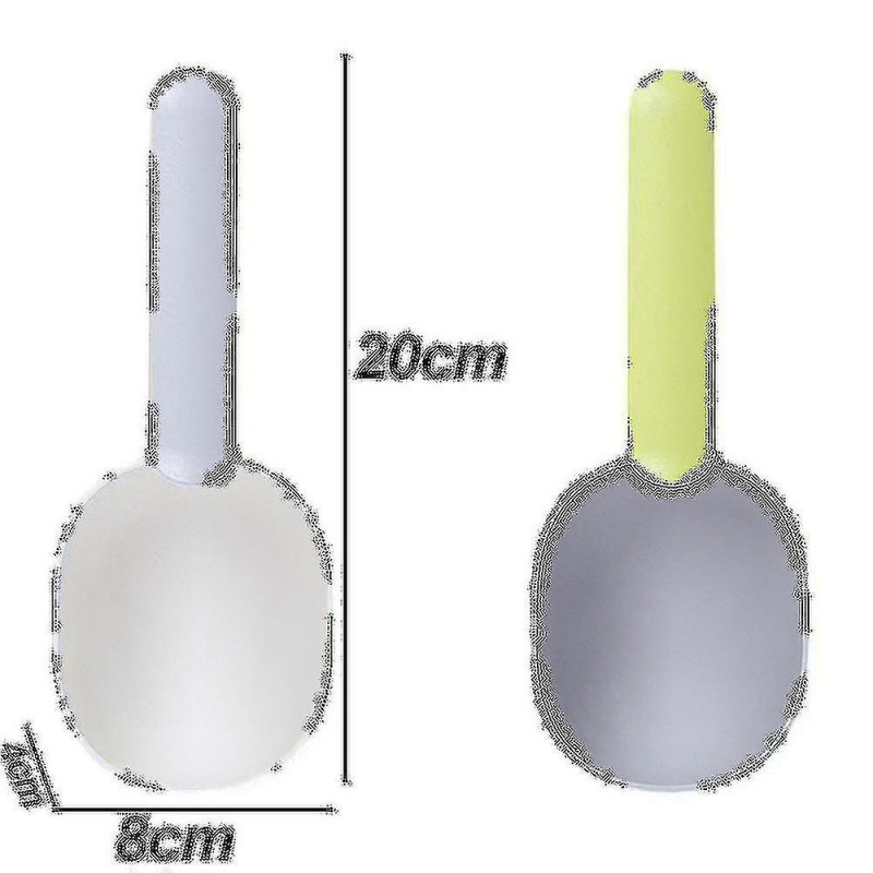 2pcs Pet Food Scoop avec poignée, adapté aux chiens chats et autres animaux domestiques