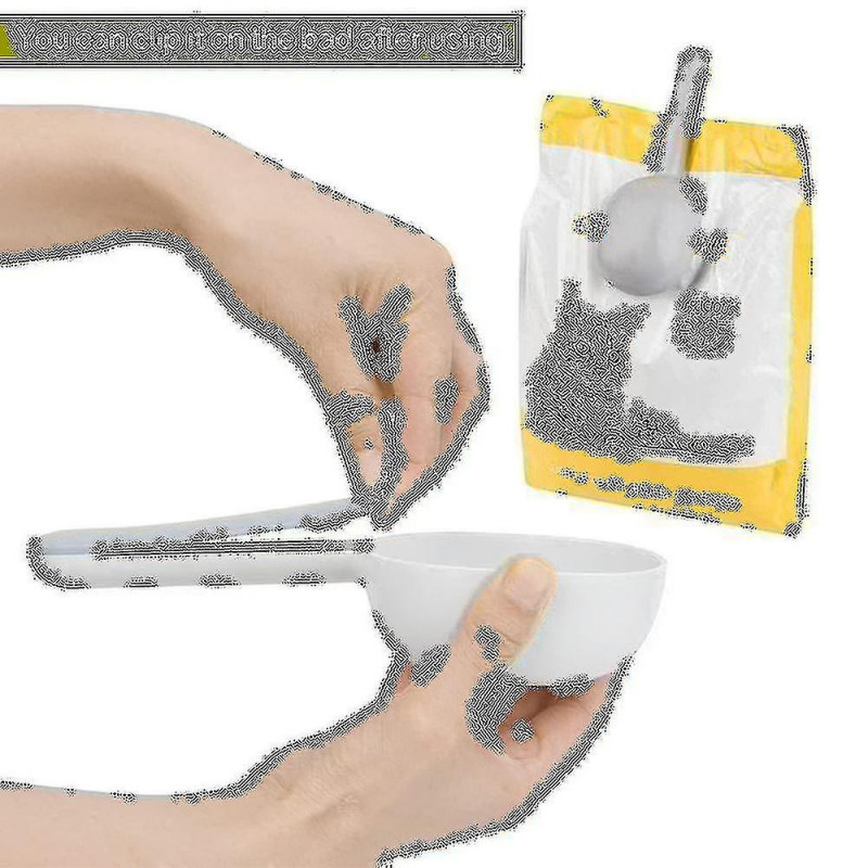 2pcs Pet Food Scoop avec poignée, adapté aux chiens chats et autres animaux domestiques