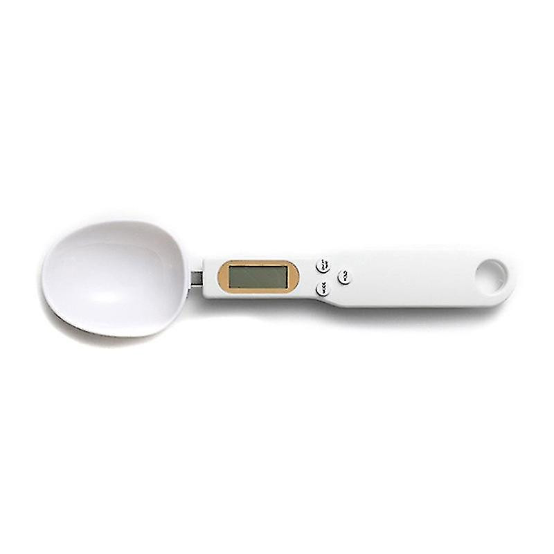 Tea Powder Electronic Spoon Weighing Handheld Digital Lcd Display Spoon Scalewhite