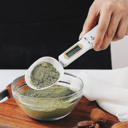 Tea Powder Electronic Spoon Weighing Handheld Digital Lcd Display Spoon Scalewhite Tea Powder Electronic Spoon Weighing Handheld Digital Lcd Display Spoon Scalewhite
