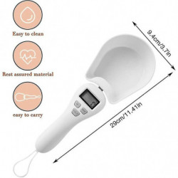 Dog Measuring Spoon, Electronic Measuring Spoon With Lcd Display, Detachable Dog Measuring Spoon, Electronic Measuring Spoon With Lcd Display, Detachable