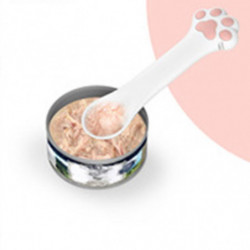 Pet Canned Spoon Plastic Jar Opener Kitten Puppy Feeding Food Scoop Cat Dog Pet Canned Spoon Plastic Jar Opener Kitten Puppy Feeding Food Scoop Cat Dog
