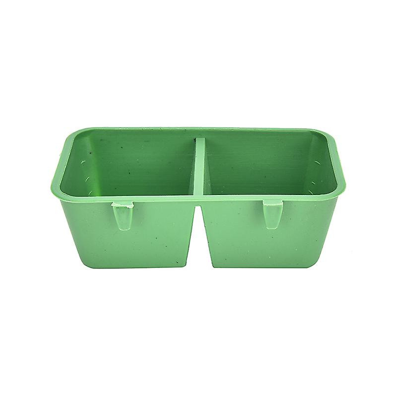 2 In 1 Parrot Food Water Bowl Cups Plastic Birds Pigeons Cage Sand Cup Feeding