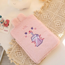Sac de rangement plat en peluche Cartoon pratique à utiliser et facile à nettoyer pour les amis collègues de la famille Sac de rangement plat en peluche Cartoon pratique à utiliser et facile à nettoyer pour les amis collègues de la famille