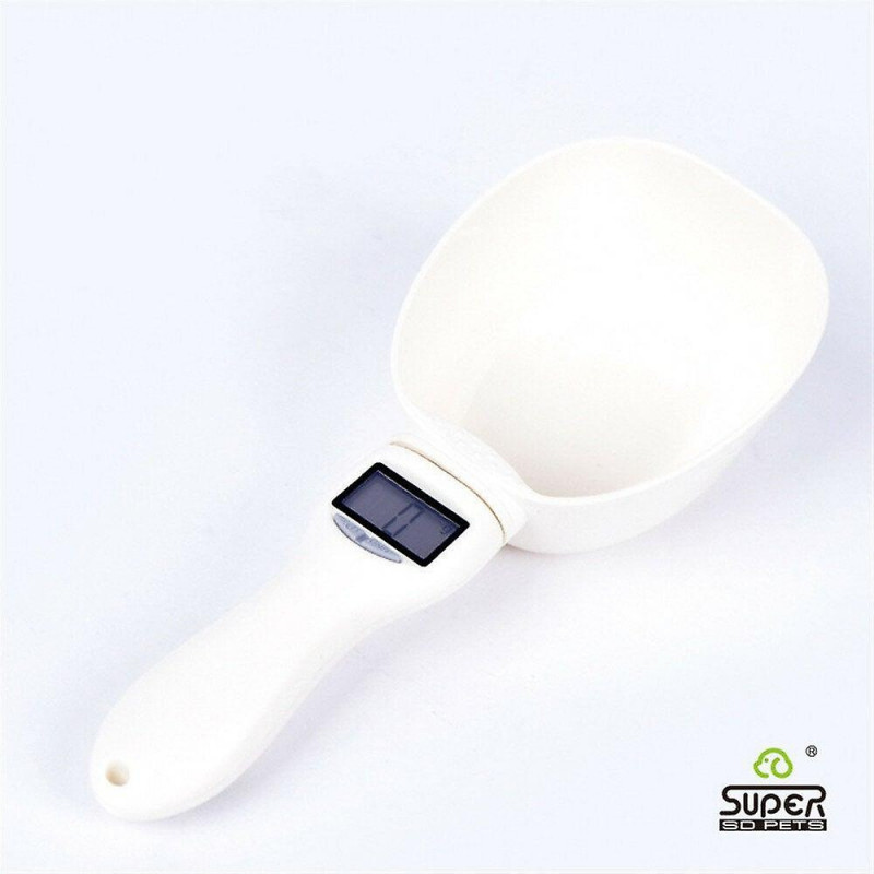 Intelligent Pet Food Electronic Scale 250ml Removable Weighing Pan PP Material Help Pets Eat Healthy