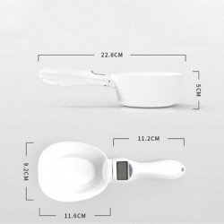 Intelligent Pet Food Electronic Scale 250ml Removable Weighing Pan PP Material Help Pets Eat Healthy Intelligent Pet Food Electronic Scale 250ml Removable Weighing Pan PP Material Help Pets Eat Healthy